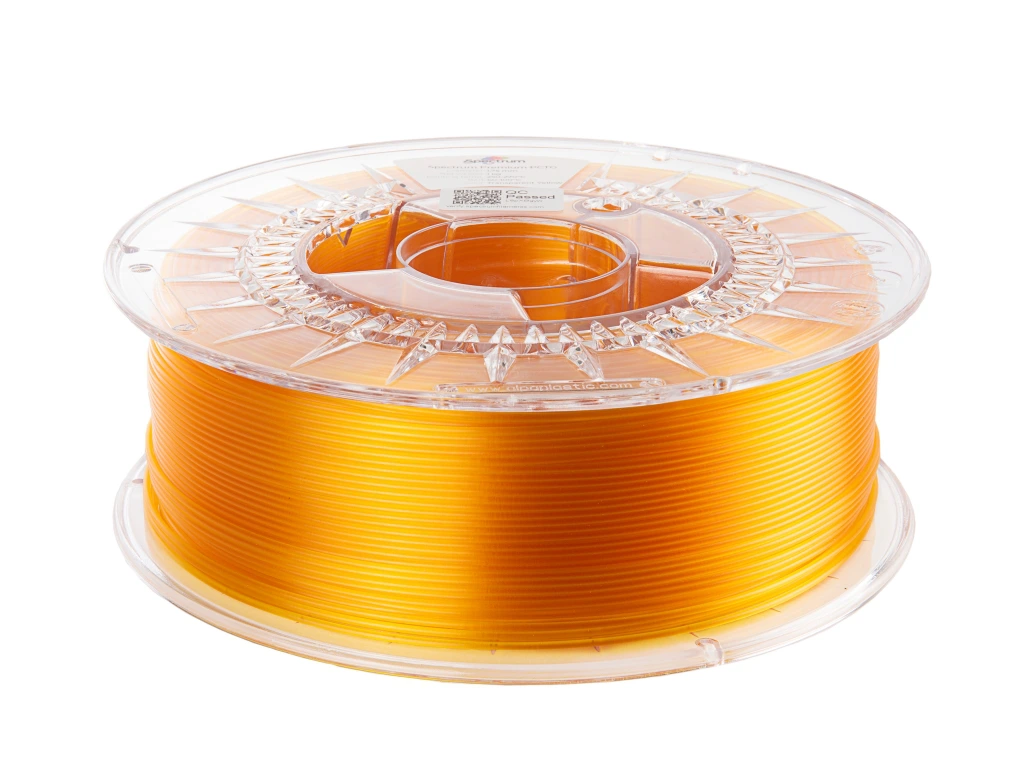 Spectrum PCTG, TRANSPARENT YELLOW, 1kg, 1.75mm 2 Spectrum PCTG, TRANSPARENT YELLOW, 1kg, 1.75mm - Billede 2