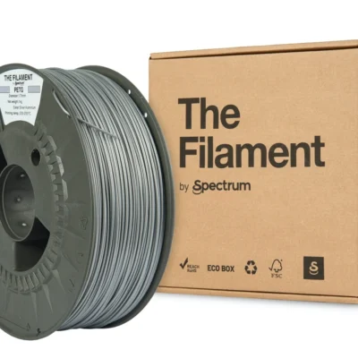 Alternative view of The Filament PETG, SILVER ALUMINIUM, 1kg