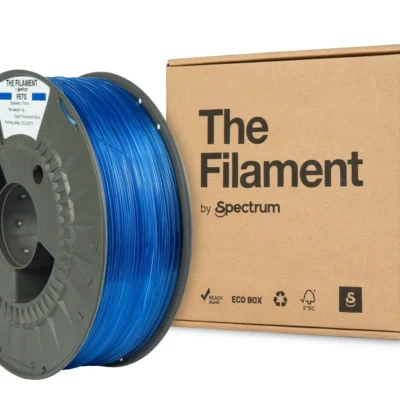Alternative view of The Filament PETG, TRANSPARENT BLUE, 1kg