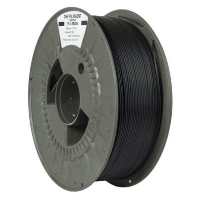 The Filament PLA Matte, 1.75mm, STEALTH BLACK, 1kg