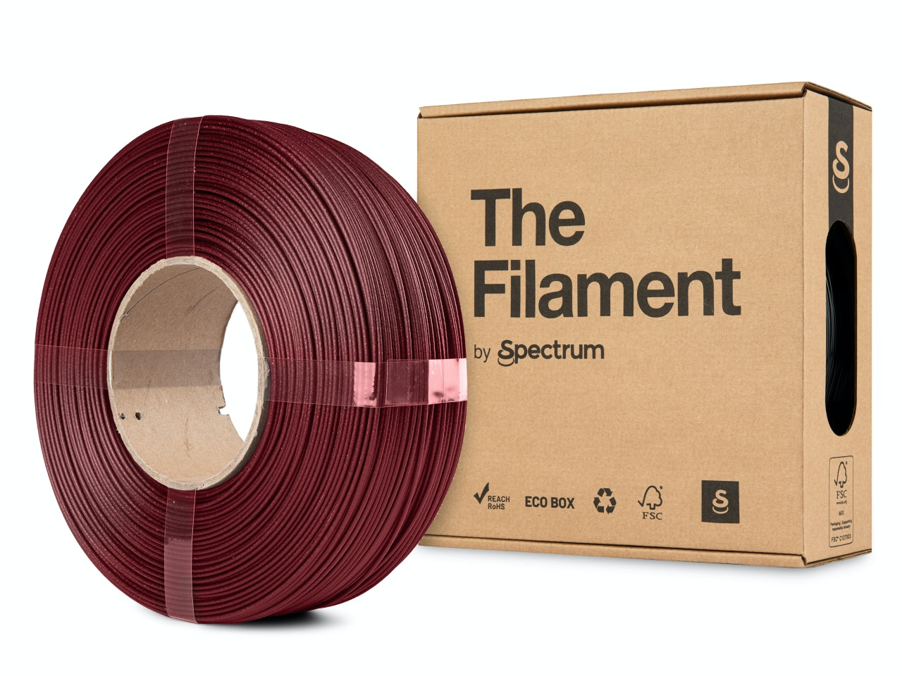 Refill The Filament PLA CF, RED, 1kg 1 Refill The Filament PLA CF Red 1kg