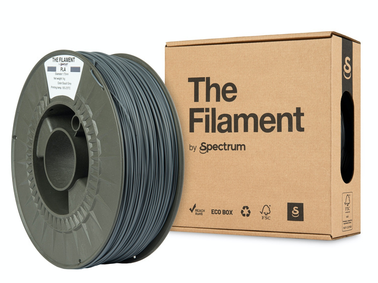 The Filament PLA 1.75mm BASALT GREY 1kg 1 The Filament PLA 1.75mm BASALT GREY 1kg