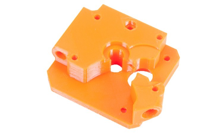 Mini extruder rear orange 1 Mini extruder rear orange