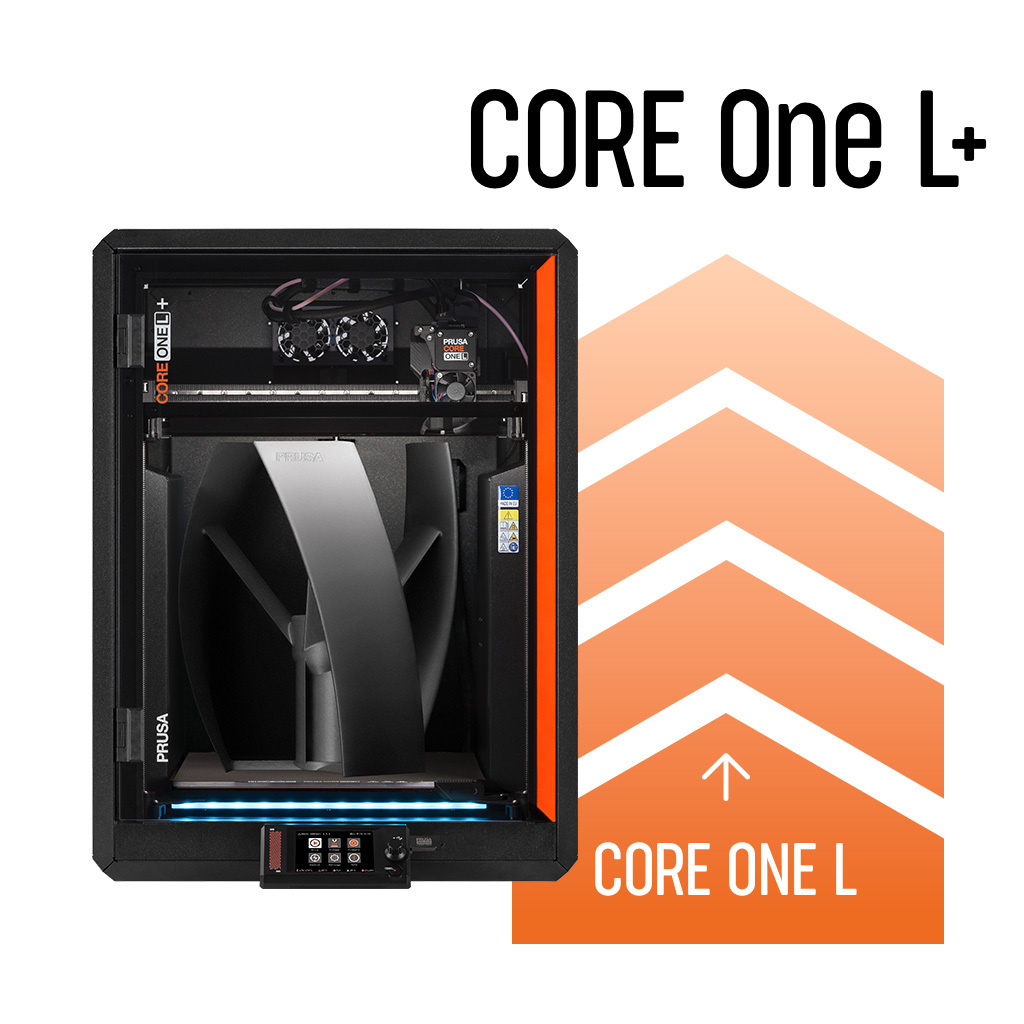 Prusa CORE One L to CORE One L+ opgraderingskit 1 Prusa CORE One L to CORE One L+ opgraderingskit
