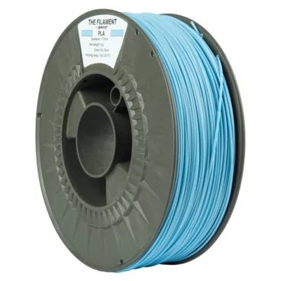 The Filament PLA Sky Blue filament nærbillede