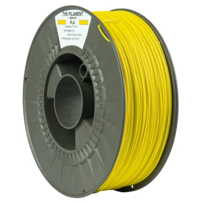 The Filament PLA Sorbet Yellow filament nærbillede