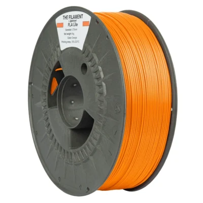 The Filament PLA Lite Orange filament nærbillede