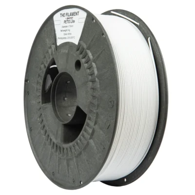 Spole med ren hvid The Filament PETG Lite 1,75 mm filament