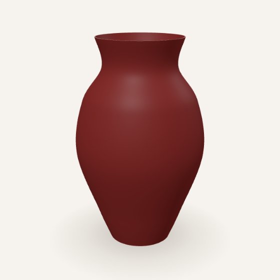 Amphorouge – Glat rød amfora