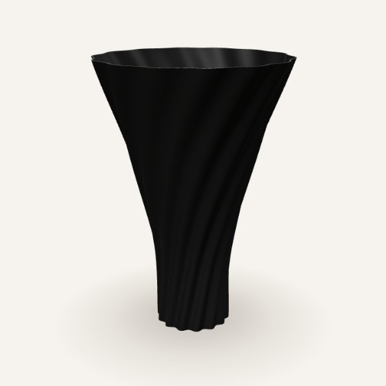 Blackbloom – Sort tulipan, let drejet