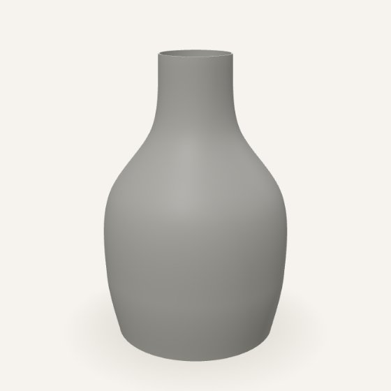 Flintflask – Flaske i gråsten, glat og rank