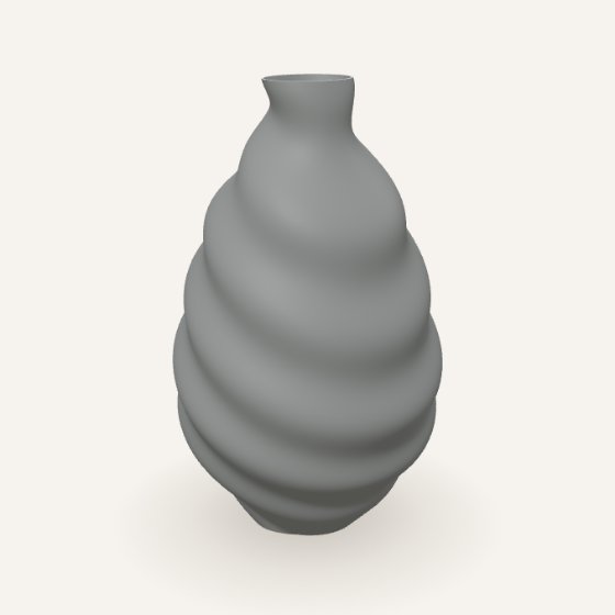 Greydrip – Grå dråbe med skrå ringe