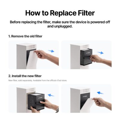 Sådan skiftes filteret i Air Purifier Go