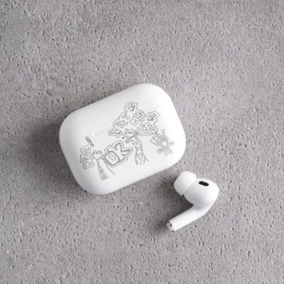 Headphones graveret med xTool F2