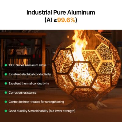 xTool Selected 2 mm 1060 aluminiumsplade 61 × 61 cm (5 stk.) – billede 4