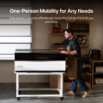 Mobile Workstand flyttes af én person