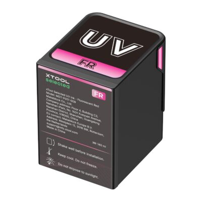 xTool Selected UV-blæk fluorescerende rød